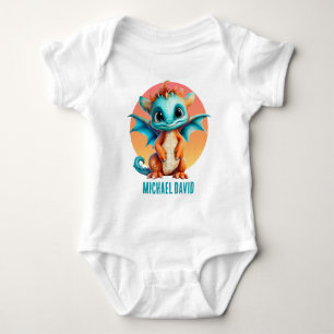 coole Drachenliebhaber geben den Namen unisex hinz Baby Strampler