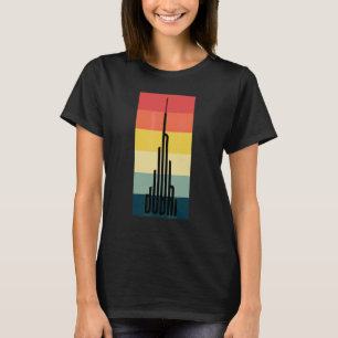 Coole Dubai Burj Khalifa Wolkenkratzer Vintage Roy T-Shirt