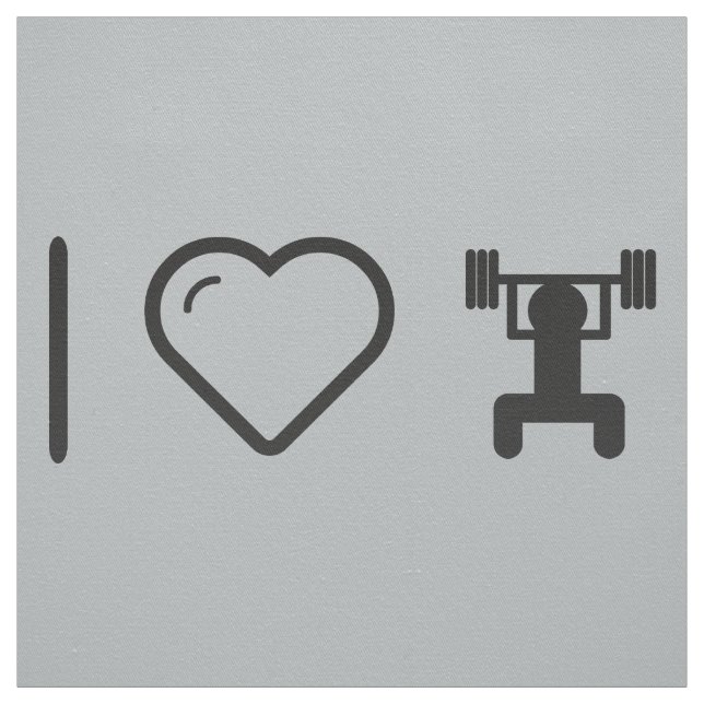 Coole DumbbellLiftings Stoff (Muster)