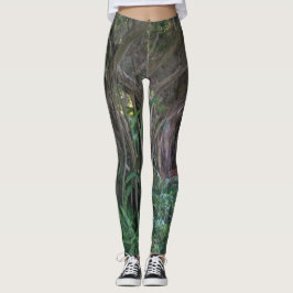 Coole dunkle Waldhose Leggings