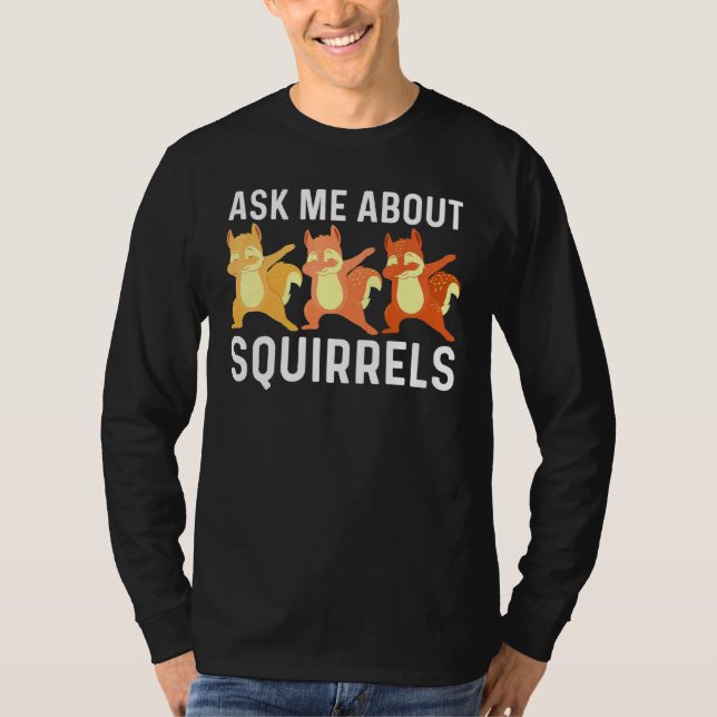 Coole Eichhörnchenkunst Männer Chipmunk Prärie F T-Shirt (Vorderseite)