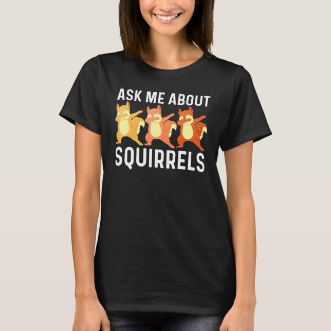Coole Eichhörnchenkunst Männer Chipmunk Prärie F T-Shirt (Vorderseite)