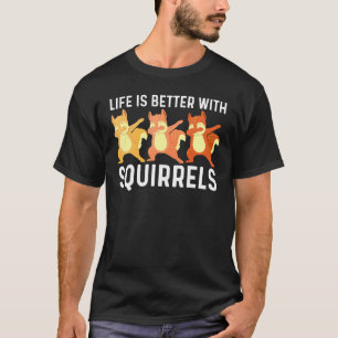 Coole Eichhörnchenkunst Vater Papa Chipmunk Prairi T-Shirt