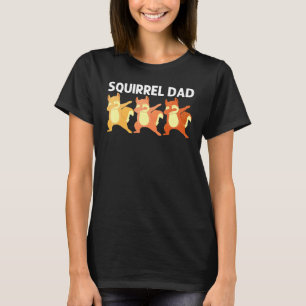 Coole Eichhörnchenkunst Vater Papa Chipmunk Prairi T-Shirt