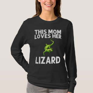 Coole Eidechse für Mama Mutter Gecko Grüne Reptili T-Shirt