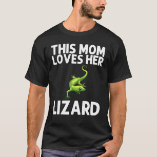 Coole Eidechse für Mama Mutter Gecko Grüne Reptili T-Shirt
