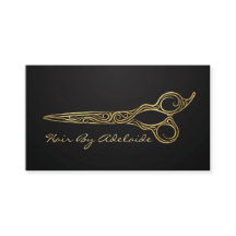 Coole einfache falsche Gold-Schere Friseur