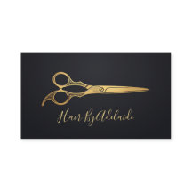 Coole einfache falsche Gold-Schere Friseur