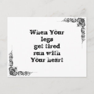 Coole, einfache Weisheitsphilosophie tao Satz Postkarte