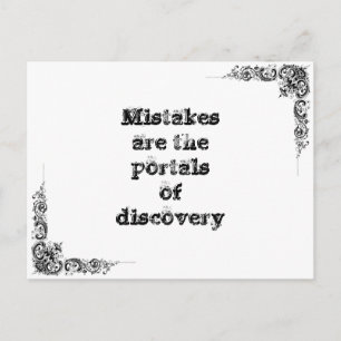 Coole, einfache Weisheitsphilosophie tao Satz Postkarte