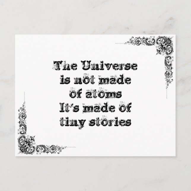 Coole, einfache Weisheitsphilosophie tao Satz Postkarte (Vorderseite)