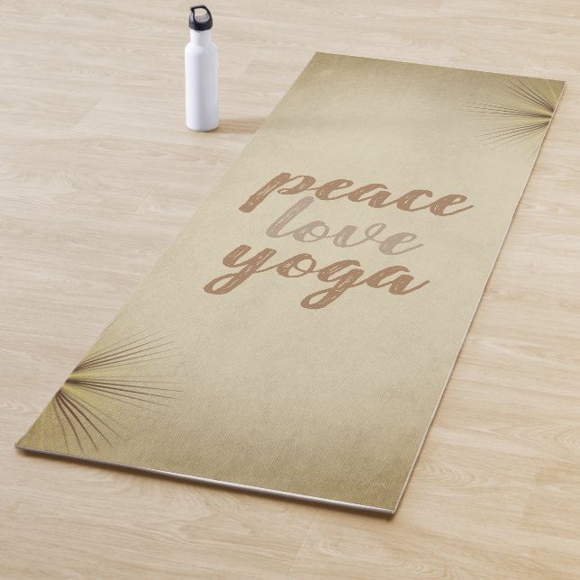 Coole einfache Yoga Mats Peace Liebe Yoga Yogamatte (Beispiel)