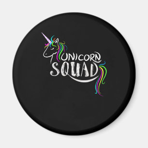 Coole Einhorn-Mannschaft _ Lustiges Magisches Reit Magnet