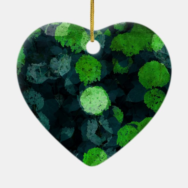 Coole, einzigartige Kunst des Blumenmusters / Blum Keramik Ornament (Hinten)