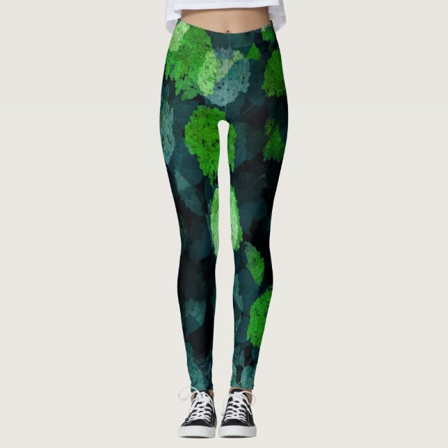 Coole, einzigartige Kunst des Blumenmusters / Blum Leggings (Vorderseite)