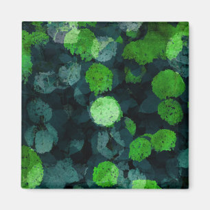 Coole, einzigartige Kunst des Blumenmusters / Blum Magnet
