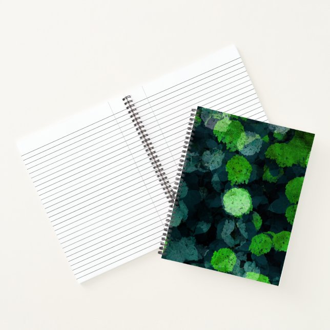Coole, einzigartige Kunst des Blumenmusters / Blum Notizbuch (Innenseite)