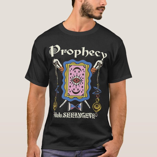 Coole, einzigartige Prophezeiung Alle sehen Auge T T-Shirt (Vorderseite)