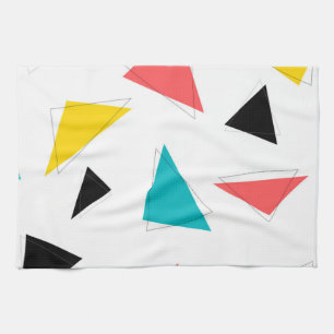 Coole, einzigartige, trendige, bunte, urbane Dreie Geschirrtuch