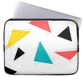 Coole, einzigartige, trendige, bunte, urbane Dreie Laptopschutzhülle