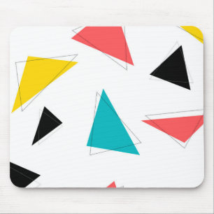 Coole, einzigartige, trendige, bunte, urbane Dreie Mousepad