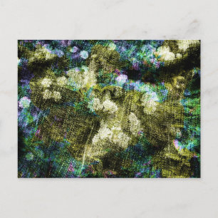Coole, einzigartige, trendige digitale Kunst der B Postkarte