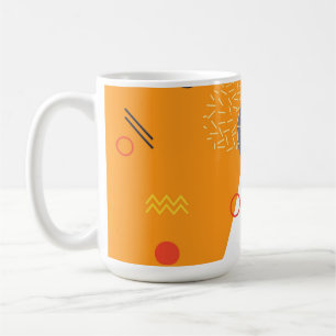 Coole, einzigartige, trendige, geometrische Abbild Kaffeetasse