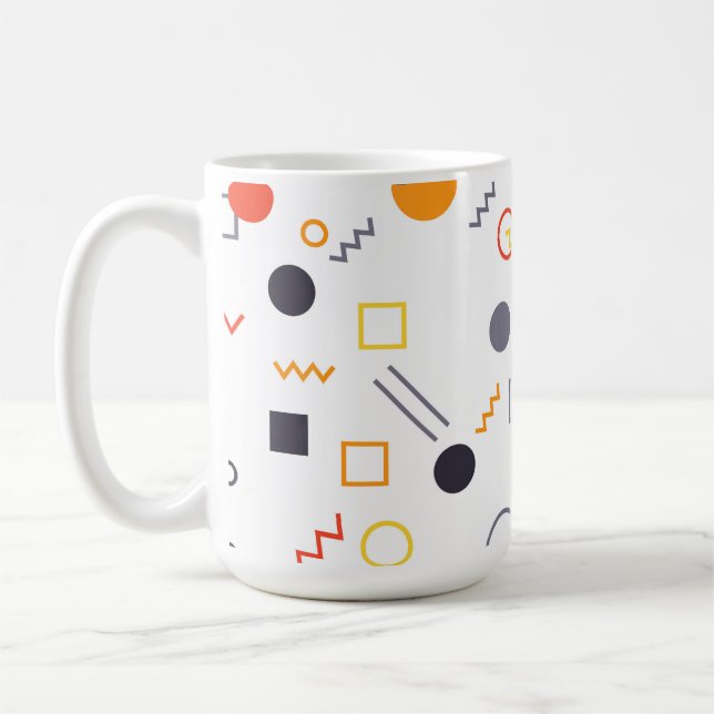 Coole, einzigartige, trendige, urbane abstrakte Il Kaffeetasse (Links)