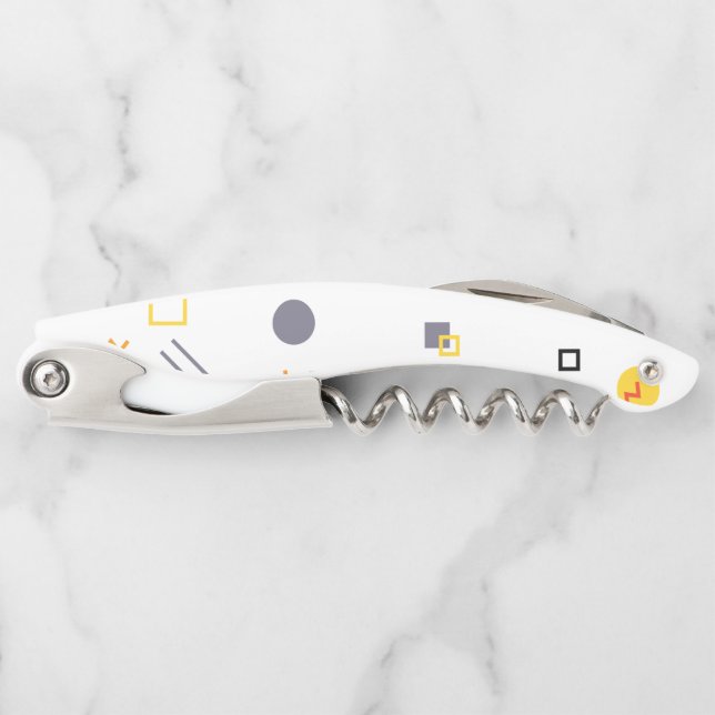 Coole, einzigartige, trendige, urbane abstrakte Il Kellnermesser (Vorderseite)