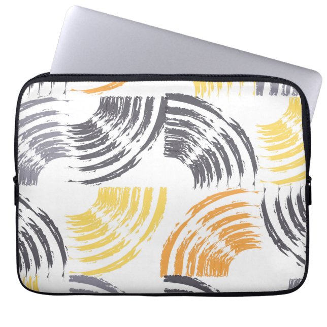 Coole, einzigartige, trendige, urbane, farbenfrohe laptopschutzhülle (Vorderseite)