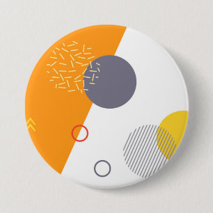 Coole, einzigartige, trendige, urbane geometrische button