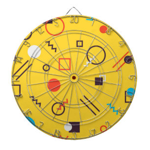 Coole, einzigartige, trendige, urbane geometrische dartscheibe