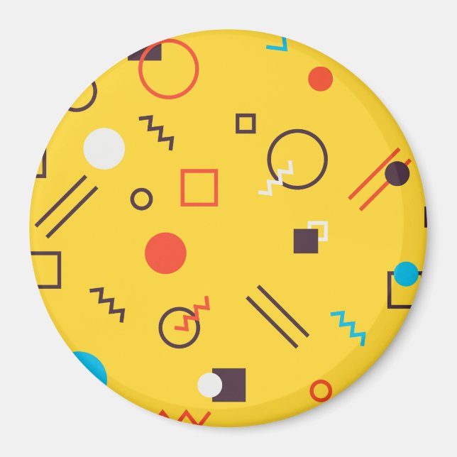 Coole, einzigartige, trendige, urbane geometrische magnet (Vorne)