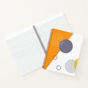 Coole, einzigartige, trendige, urbane geometrische notizbuch