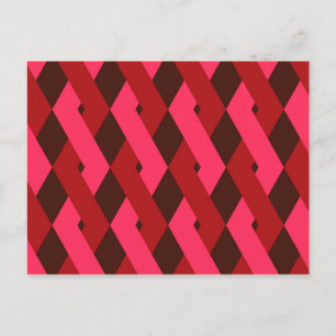 Coole, einzigartige, trendige, urbane geometrische postkarte