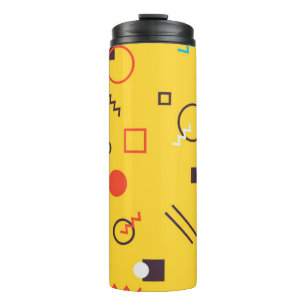 Coole, einzigartige, trendige, urbane geometrische thermosbecher