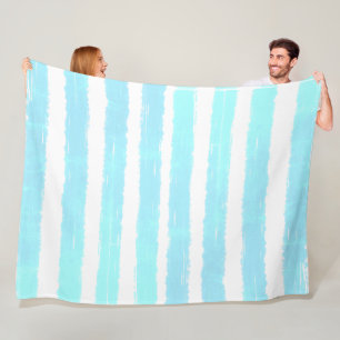 Coole Eisblau Shimmer Fleecedecke