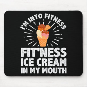Coole Eiscreme-Kostüm Für Männer Frauen Dessert Ei Mousepad