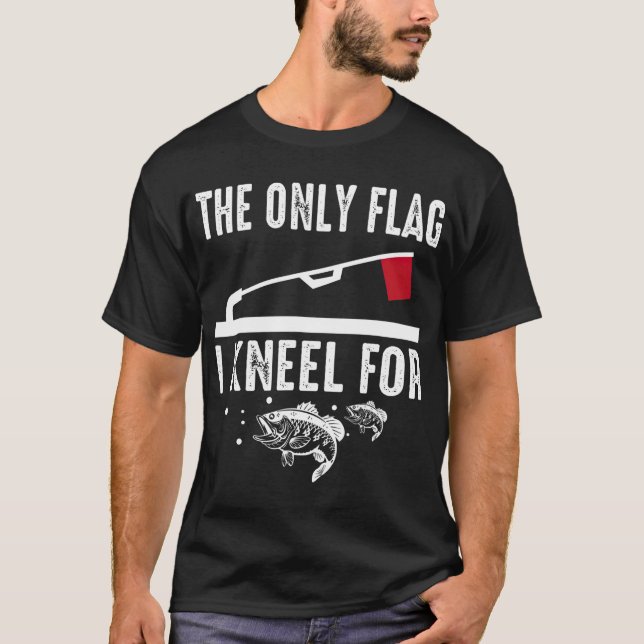 Coole Eisfischerei - die einzige Flagge, die ich k T-Shirt (Vorderseite)