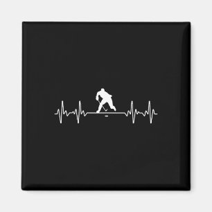 Coole Eishockey-Kunst für Männer Frauen Eishockeys Magnet