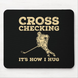 Coole Eishockey-Kunst Männer Frauen Feldhockey-Lie Mousepad