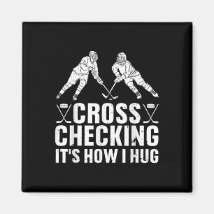 Coole Eishockey-Kunst Männer Frauen Jungen Feld Ei Magnet