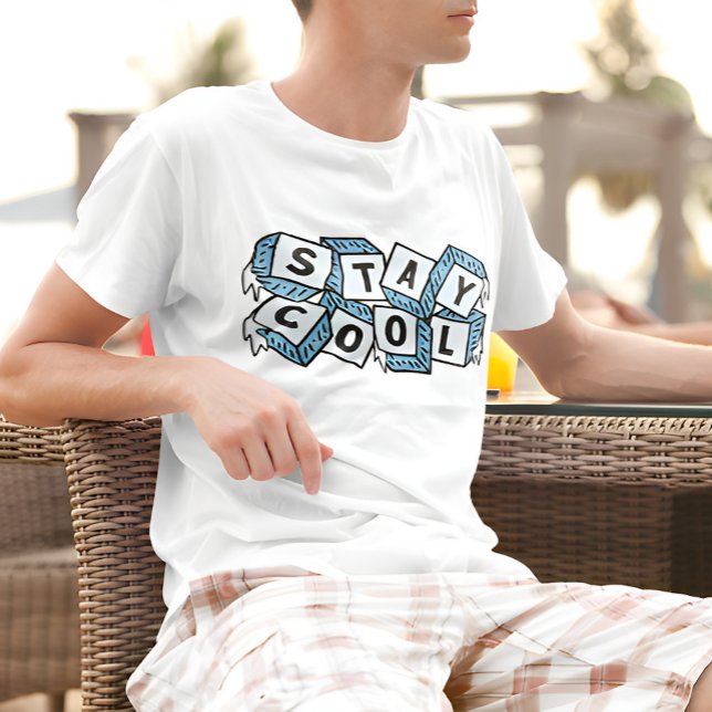 Coole Eiswürfel bleibe T-Shirt (Von Creator hochgeladen)