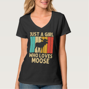Coole Elche für Mädchen Kinder Elche Alaska Elk Hu T-Shirt
