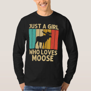 Coole Elche für Mädchen Kinder Elche Alaska Elk Hu T-Shirt