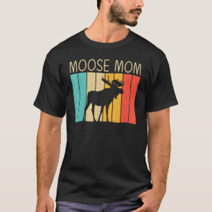 Coole Elche für Mama Mama Moose Alaska Elk Hun T-Shirt