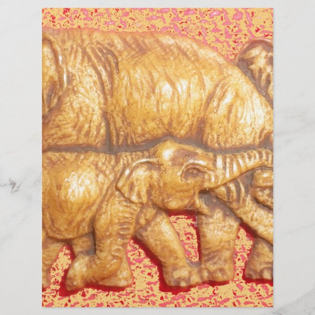 Coole Elefantenfamilie (Vorderseite)