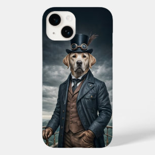 Coole Elegante Viktorianische Steampunk Labrador H Case-Mate iPhone 14 Hülle