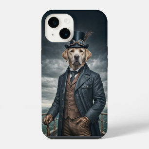 Coole Elegante Viktorianische Steampunk Labrador H iPhone 14 Hülle