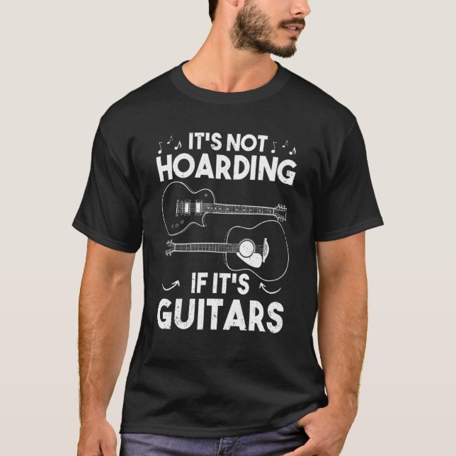 Coole elektrische Gitarre für Gitarre Lover Acous T-Shirt (Vorderseite)